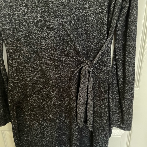 Peach love California Long Sleeve Wrap Dress - Picture 3 of 6